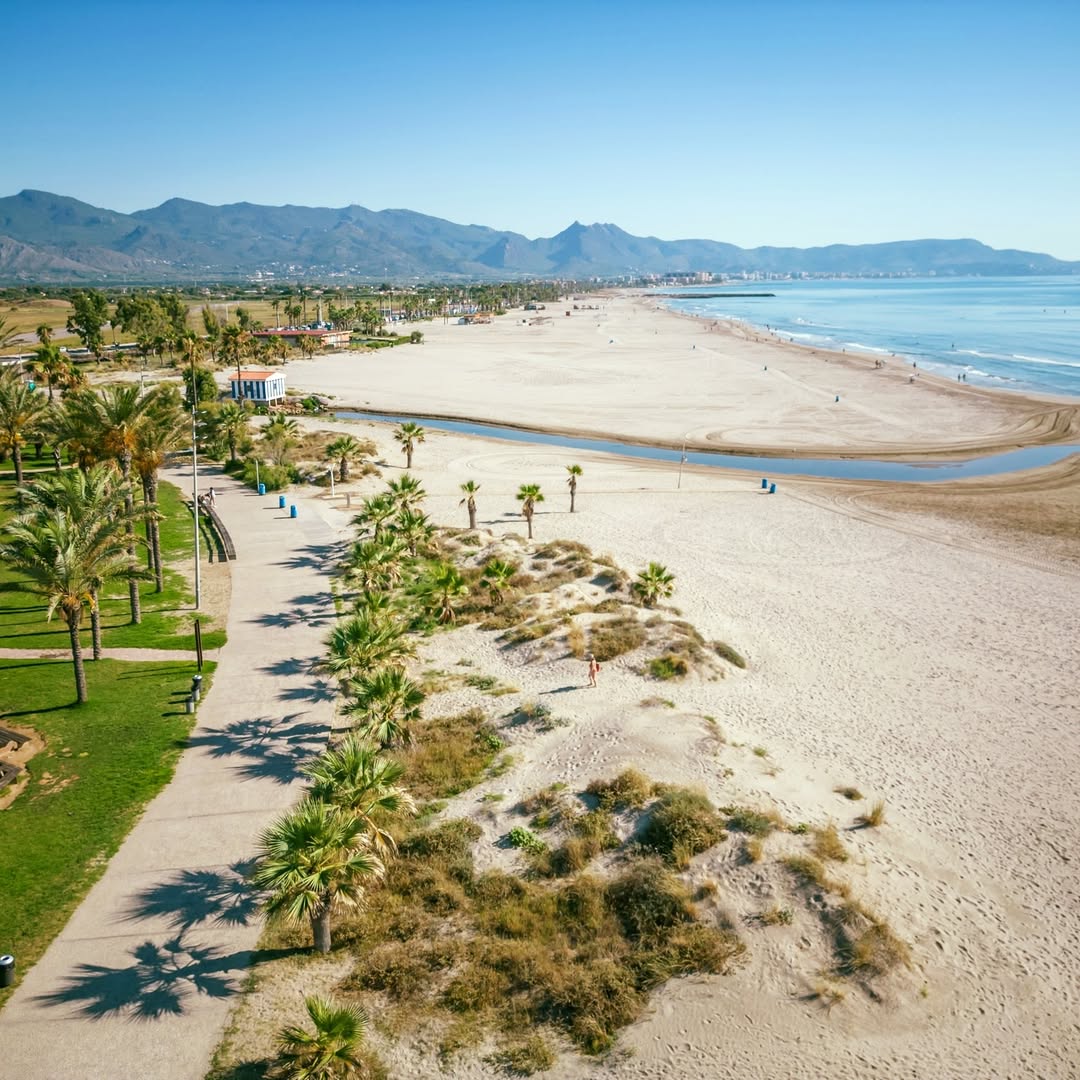 Vista del Grao de Castellón y su entorno mediterráneo
